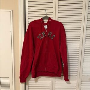 Temple Red Hoodie
